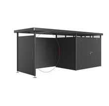 Kovová garáž na bicykle s úložným priestorom