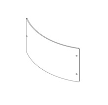 Náhradný diel sprchovej steny z plastu