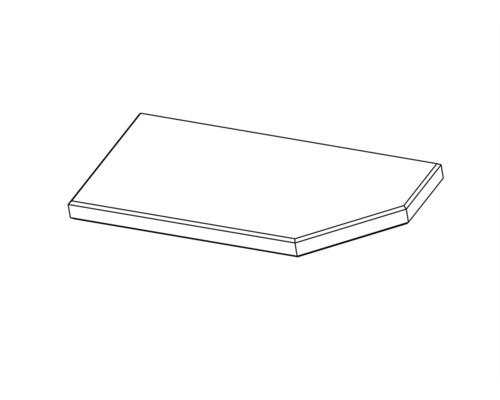 Trapézová stolová doska