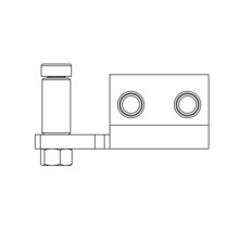 Nákres rohového spoja pre pracovný stôl