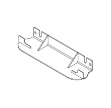 Kovový držiak s upevňovacími otvormi