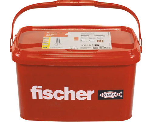 Vedro s 1200 hmoždinkami Fischer SX Plus 8 x 40
