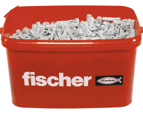 Vedro s univerzálnymi hmoždinkami Fischer