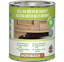 Bezfarebný olej na drevo v plechovke