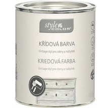 Plechovka kriedovej farby na steny a nábytok vo vintage štýle