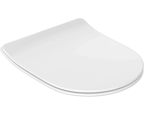 Biele záchodové sedadlo