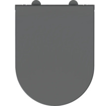 Sivé záchodové sedadlo zhora