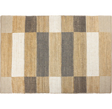 Koberec s geometrickým blokovým vzorom