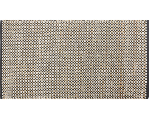 Prírodný koberec SoleVito Natur Loreto 80x150 cm Obdĺžnikový koberec s tkaným vzorom