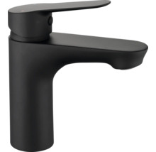 Čierna umývadlová batéria s jednou pákou