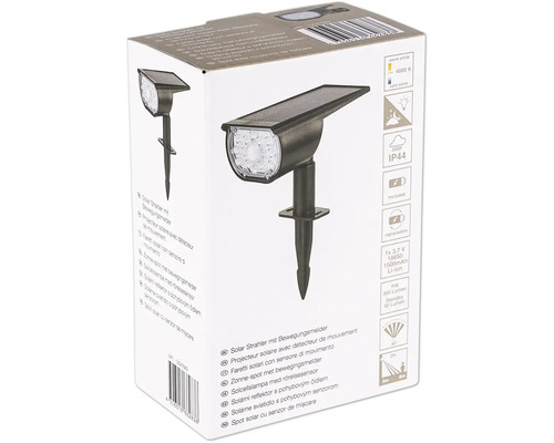 Balenie solárneho svetidla s pohybovým senzorom