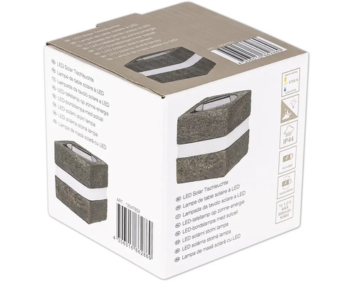 Balenie LED solárnej stolnej lampy