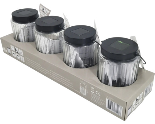 Štyri solárne svetlá v jednom balení