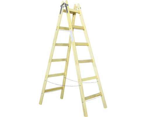 Štafle drevené 6 priečok 196,5 cm Drevený rebrík