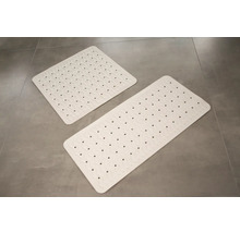 Dve kúpeľňové podložky na dlaždiciach