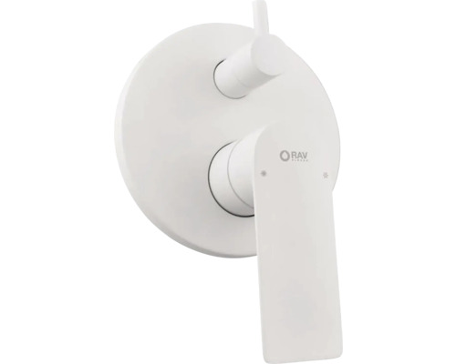 Biela vaňová batéria s logom RAV Slezak