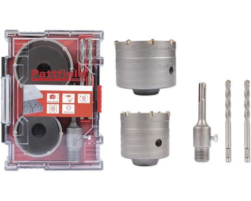 Sada prístrojových krabíc Pattfield s vrtákmi