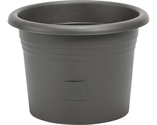 Samozavlažovací kvetináč Narza ø50 antracit Okrúhly kvetináč z plastu