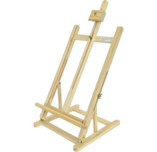 Drevený maliarsky stojan pre umelecké potreby