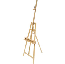 Drevený maliarsky stojan pre umelecké potreby