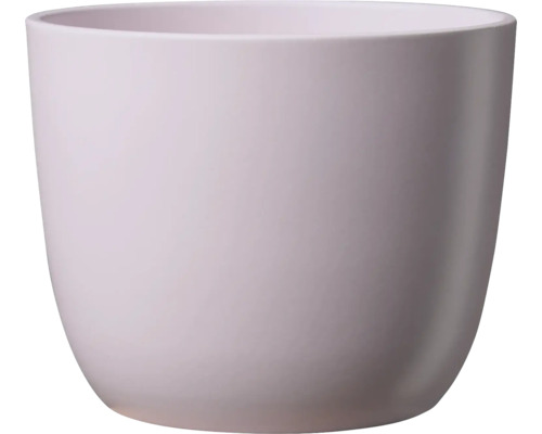 Obal na kvetináč Sevilla Ø 11 cm matný svetlo ružový Keramický kvetináč