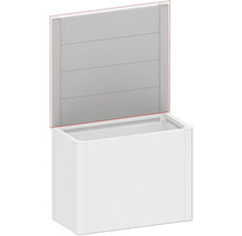 Kvetináč so zástenou