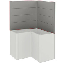 Rohová vaňa s obkladom stien do kúpeľne