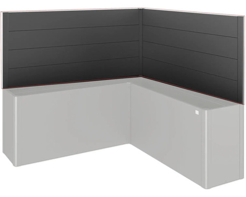 Rohová vaňa s čiernym obkladom stien