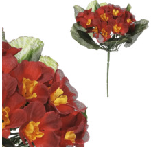 Umelé kvety prvosienky s listami.