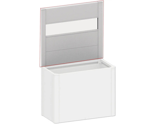 Poštová schránka s priehľadným okienkom