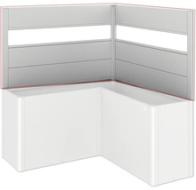 Rohový obklad vane s panelmi