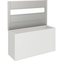 Vyvýšený záhon s mriežkou pre záhradu