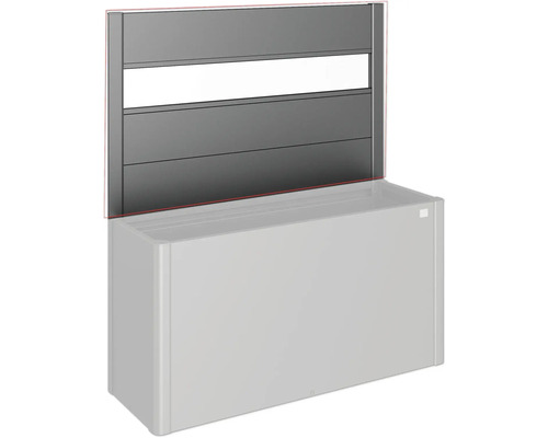 Záhradný box s prvkom na ochranu súkromia