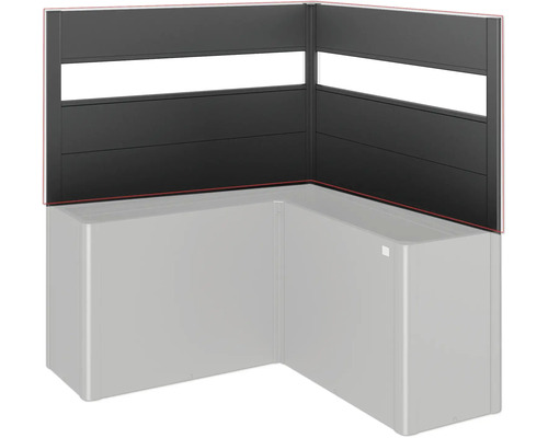 Zástena so sadbovačom pre vonkajšie použitie