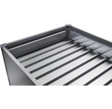 Kovový výsuv s lamelovým dnom do skríň