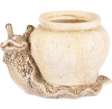 Dekoratívny kvetináč v tvare slimáka do záhrady