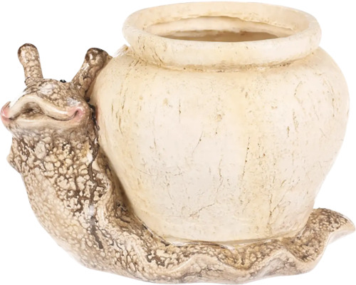 Dekoratívny kvetináč v tvare slimáka do záhrady