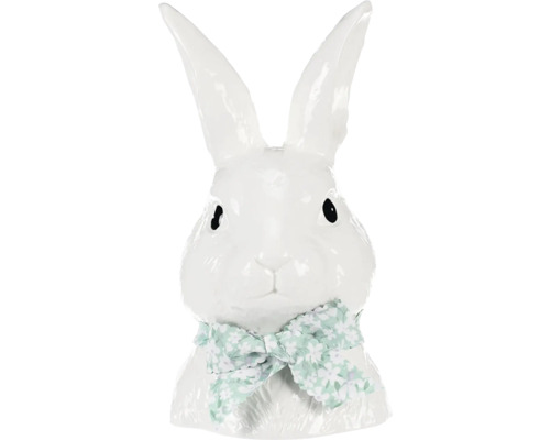 Dekoratívna figúrka zajaca so stuhou