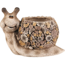 Kvetináč slimák z umelého kameňa