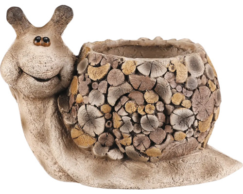 Kvetináč slimák z umelého kameňa