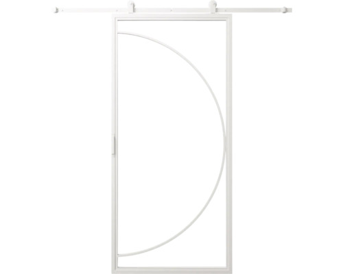 Posuvné dvere s kruhovým dizajnom