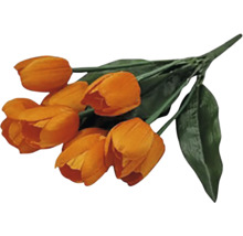 Kytica oranžových tulipánov