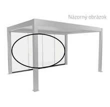 Pergola s posuvnou sklenenou stenou