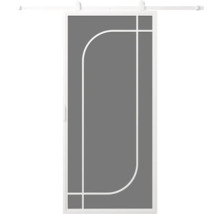 Posuvné dvere s rámom a obdĺžnikovým dizajnom