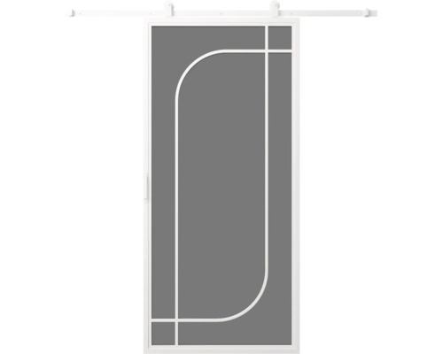 Posuvné dvere s rámom a obdĺžnikovým dizajnom