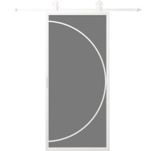 Posuvné dvere s kruhovým dizajnom