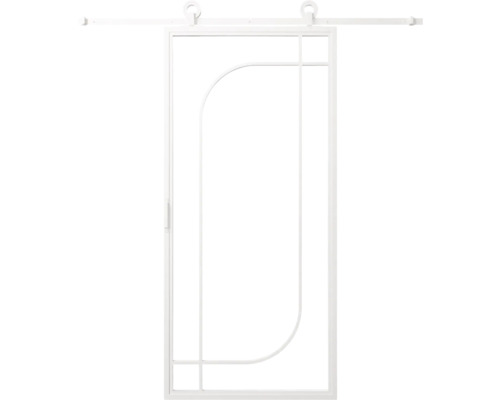 Posuvné dvere s geometrickým dizajnom