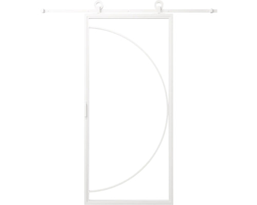 Posuvné dvere s kovaním