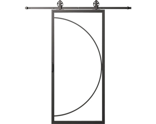 Posuvné dvere s kruhovým dizajnom pre interiér