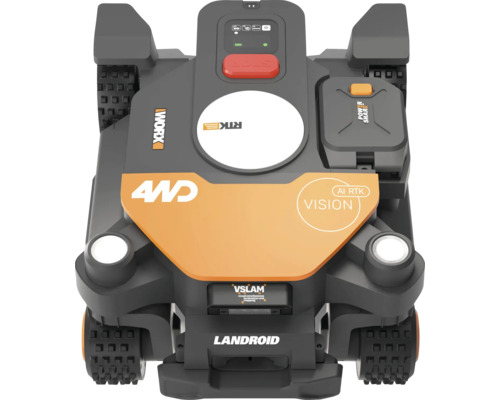 Robotická kosačka Worx Landroid s pohonom všetkých kolies a technológiou Vision